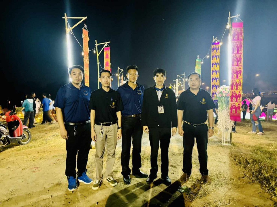 ร่วมออกปฏิบัติหน้าที่ตรวจพื้นที่เฝ้าระวังเหตุและสร้างความปลอดภัยในช่วงเทศกาลวันลอยกระทง ปี2566