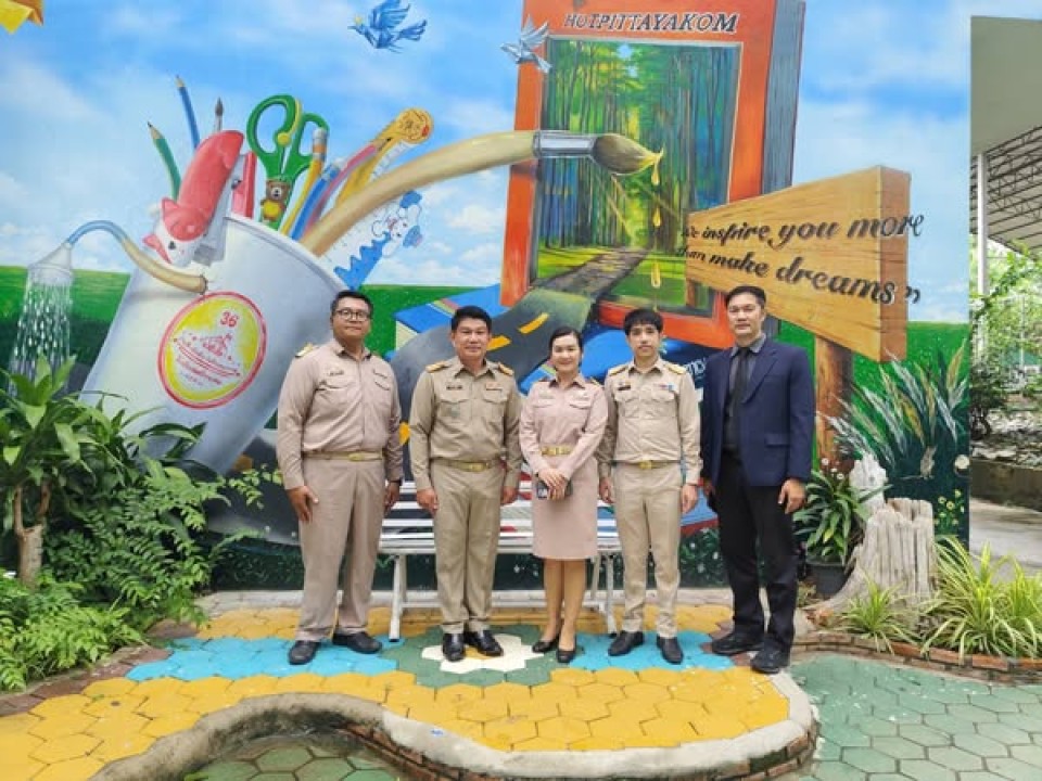 ให้การต้อนรับคณะตรวจเยี่ยม นางนพมาศ ทองวิทยาพร รองผู้อำนวยการ สพม. เชียงใหม่ และคณะ