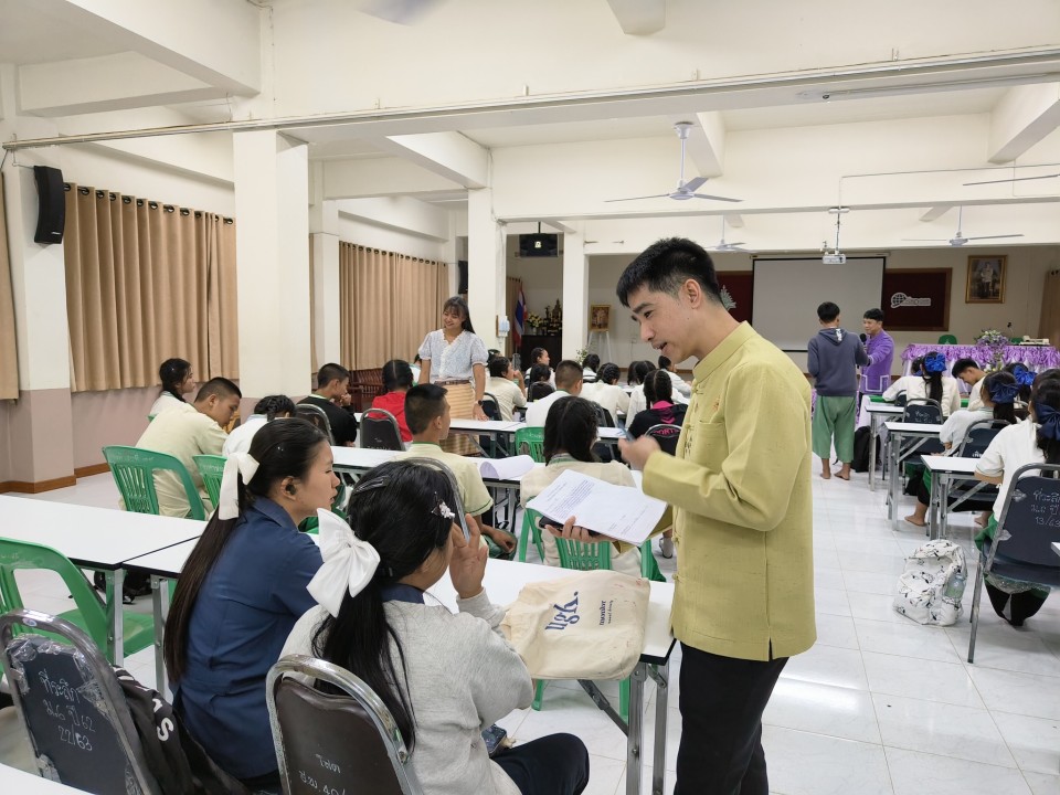 การติดตามความก้าวหน้าโครงร่างของโครงงานคุณธรรมของนักเรียน